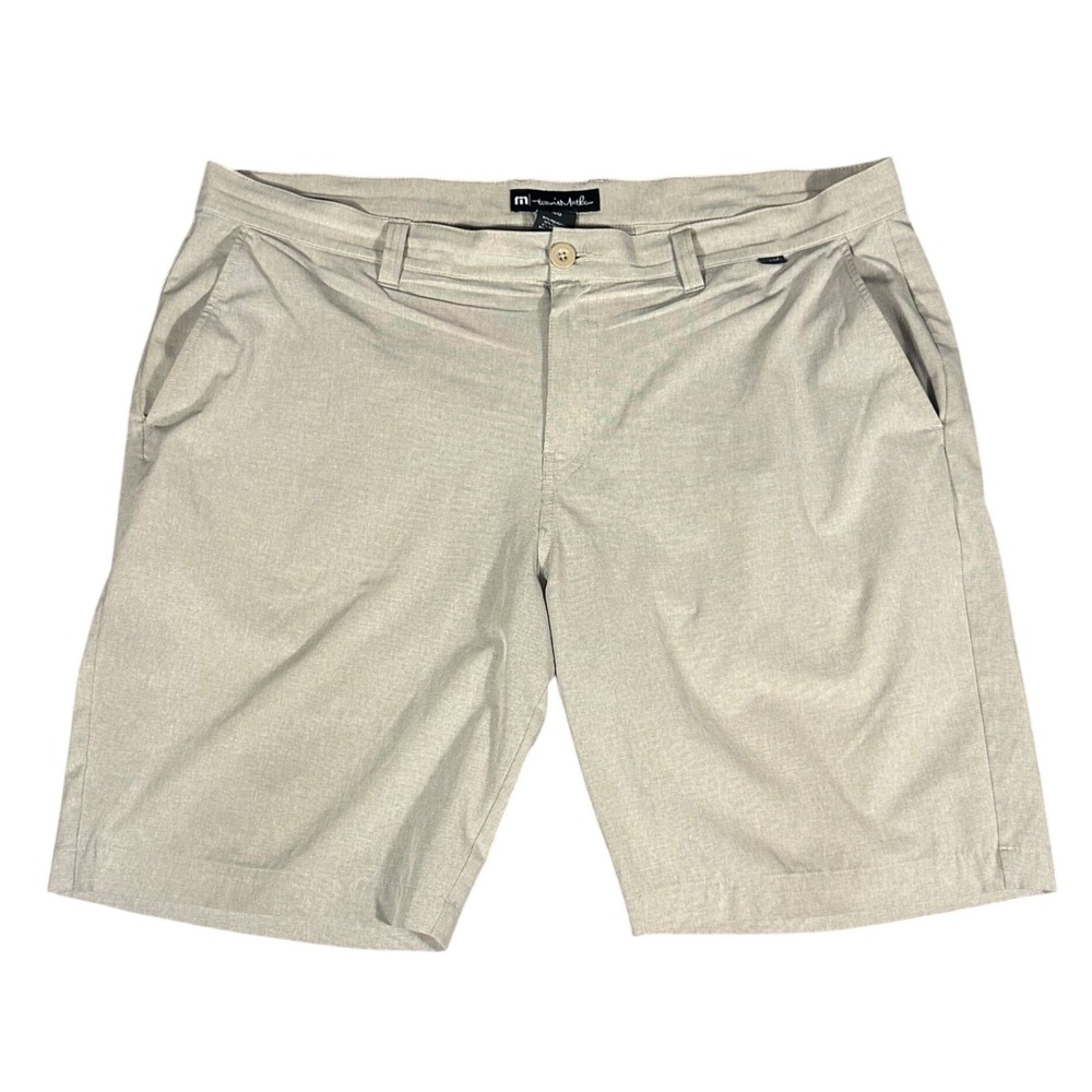 Travis Mathew Beck Golf Shorts Men's‎ Size 40 Tan Performance Stretch Casual - Picture 2 of 10